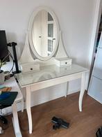 IKEA HEMNES make up tafel met spiegel, Huis en Inrichting, Tafels | Kaptafels, Ophalen, Gebruikt, 50 tot 100 cm, 150 tot 200 cm