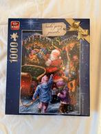 Kerstpuzzel King - Santa Giving Presents - 1000 stukjes, Ophalen of Verzenden, 500 t/m 1500 stukjes, Zo goed als nieuw, Legpuzzel