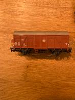 Marklin HO. Gesloten goederenwagon met sluitlicht., Hobby en Vrije tijd, Modeltreinen | H0, Wisselstroom, Gebruikt, Wagon, Ophalen of Verzenden