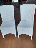 Witte loyd loom eetkamerstoelen 6 stuks prijs per stuk, Huis en Inrichting, Stoelen, Ophalen, Zo goed als nieuw, Wit, Vijf, Zes of meer stoelen