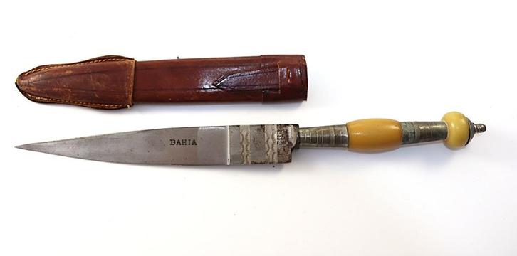 Art deco Zuid-Amerikaanse dolk/dolkmes, Verzamelen, Overige Verzamelen, Gebruikt, Ophalen of Verzenden