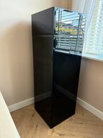 Design zuil / sokkel – hoogglans zwart glas – 121 cm hoog, Ophalen of Verzenden, Zo goed als nieuw