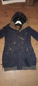 Mooie blauwe damesjas naketano, Kleding | Dames, Jassen | Winter, Blauw, Maat 42/44 (L), Ophalen of Verzenden, Zo goed als nieuw
