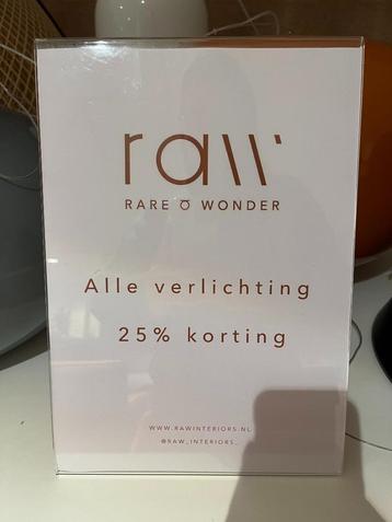 Alle verlichting 25% korting  beschikbaar voor biedingen