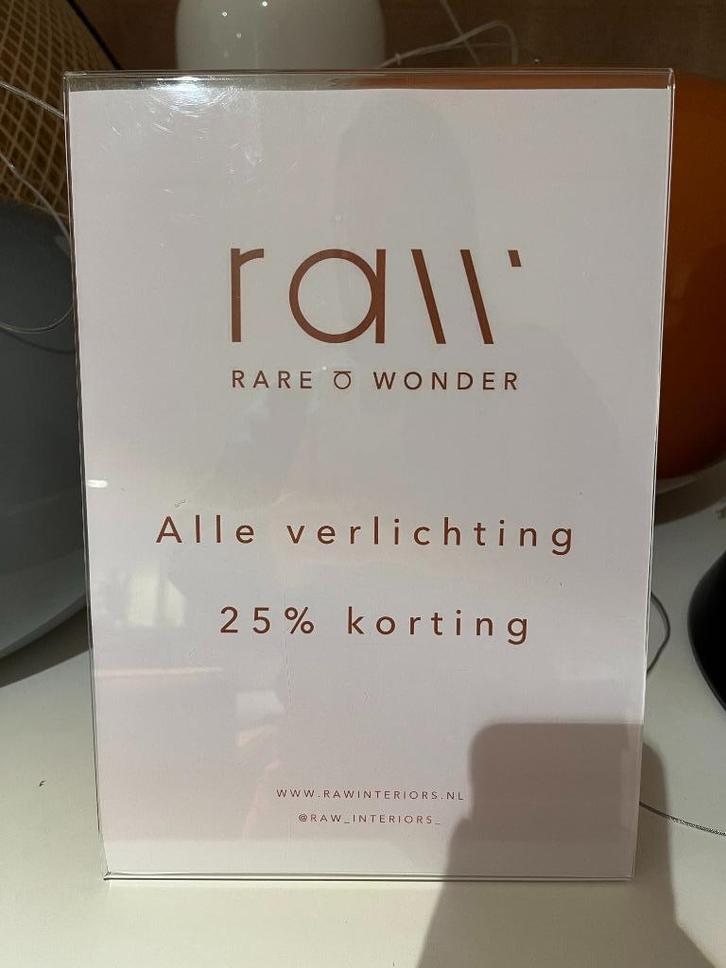 Alle verlichting 25% korting, Huis en Inrichting, Lampen | Overige, Zo goed als nieuw, Ophalen