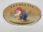 La Chouffe wandbord schild nr 1, Verzamelen, Biermerken, Ophalen of Verzenden, Zo goed als nieuw, Reclamebord, Plaat of Schild