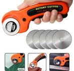 45mm Rotary Cutter voor DIY – 4 Reservebladen Inbegrepen, Ophalen of Verzenden, Nieuw