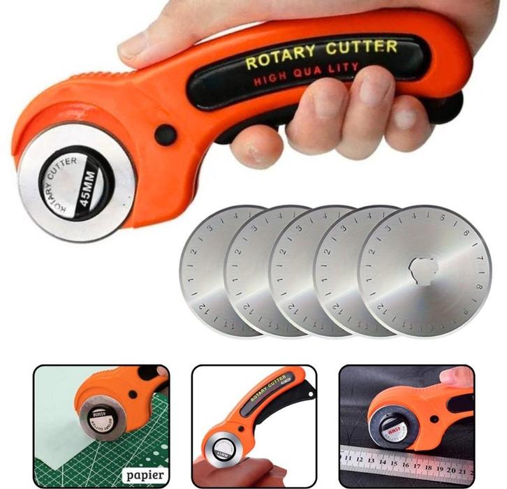 45mm Rotary Cutter voor DIY – 4 Reservebladen Inbegrepen, Doe-het-zelf en Verbouw, Overige Doe-het-zelf en Verbouw, Nieuw, Ophalen of Verzenden