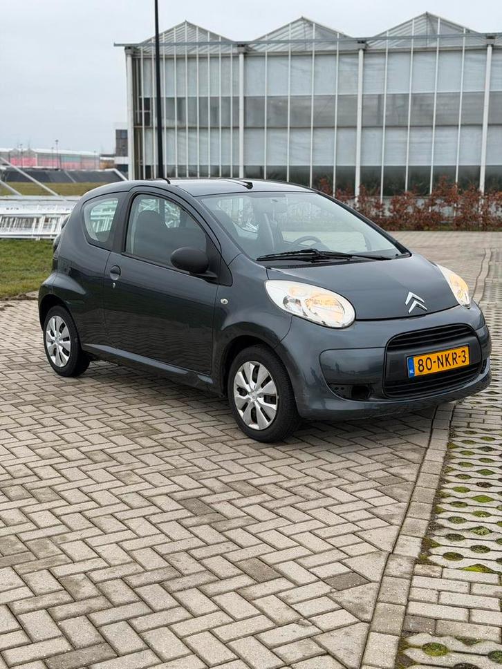 Citroën C1 1.0 3-DRS 2010 Grijs, Auto's, Citroën, Particulier, C1, Airbags, Bluetooth, Radio, USB, Benzine, Euro 5, A, Hatchback