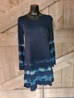 Leuk jurkje van desigual mt xs randjes met kant, Blauw, Ophalen of Verzenden, Zo goed als nieuw, Desigual