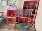 Barbie Poppenhuis - Hout, Meubels & Zwembad!, Ophalen, Gebruikt, Poppenhuis