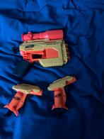 Nerf Optic QE4 met 2 Mini Blasters, Ophalen of Verzenden, Gebruikt, Jongen of Meisje