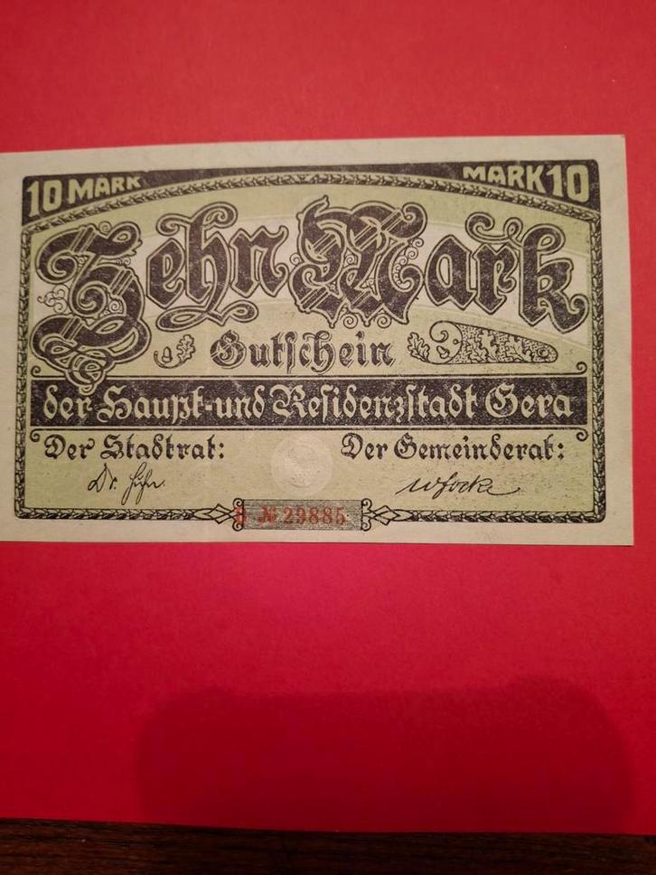 Gera 1919 1 Februari UNC Biljet, Postzegels en Munten, Bankbiljetten | Europa | Niet-Eurobiljetten, Ophalen of Verzenden