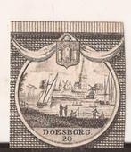"Doesborg " Aanzicht op de stad Doesburg "20" 1793 Visscher, Ophalen of Verzenden