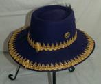 cowboy hoed paars met gouden band, Ophalen, Zo goed als nieuw, 55 cm (S, 6⅞ inch) of minder, Hoed