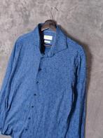 Profuomo Overhemd 43 / 17 Blauw The Knitted Shirt Paisley, Blauw, ., Ophalen of Verzenden, .
