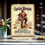 Wanddecoratiebord CAPTAIN MORGAN, Ophalen of Verzenden, Nieuw