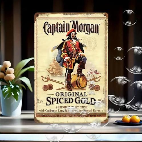 Wanddecoratiebord CAPTAIN MORGAN, Huis en Inrichting, Woonaccessoires | Wanddecoraties, Nieuw, Ophalen of Verzenden
