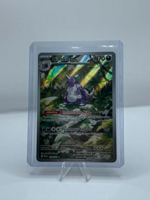 Nidoking #174/165 Pokemon Scarlet & Violet 151, Hobby en Vrije tijd, Verzamelkaartspellen | Pokémon, Nieuw, Losse kaart, Ophalen of Verzenden