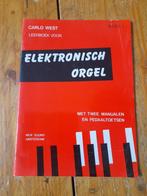 Elektronisch orgel, leerboek Carlo West, boek 1 en 2, Orgel, Gebruikt, Ophalen of Verzenden