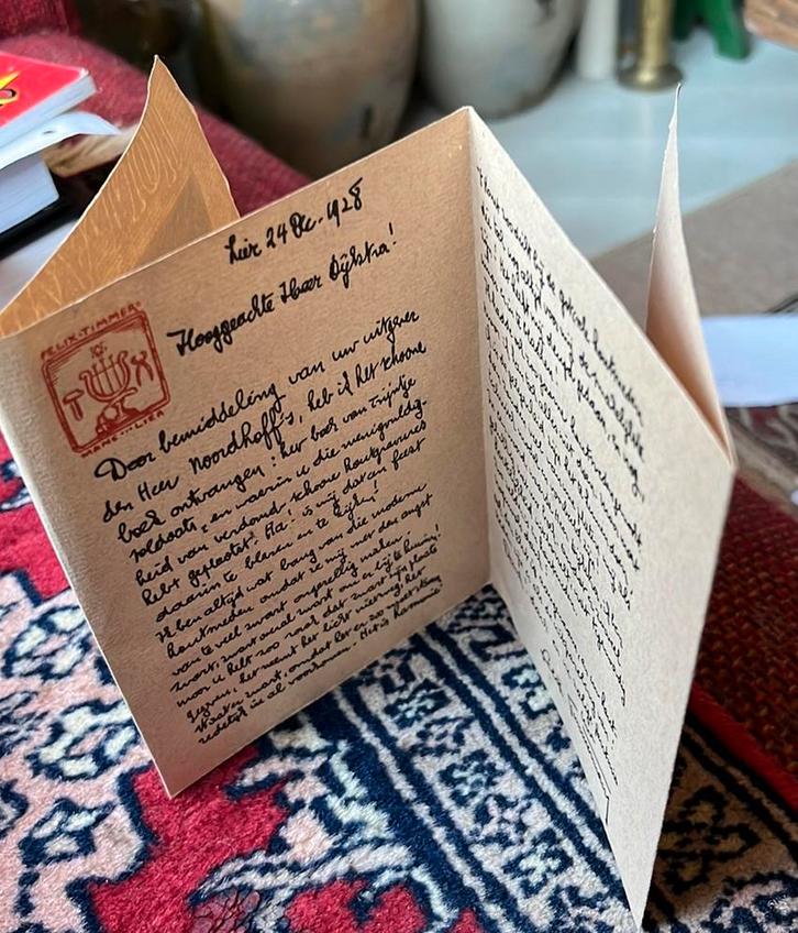 Brief 1928 gericht aan Johan Dijkstra nav Trijntje Soldaats, Boeken, Kunst en Cultuur | Beeldend, Ophalen of Verzenden