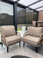 4 loungestoelen **als nieuw, 3 maanden oud**, Ophalen, Zo goed als nieuw