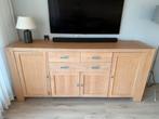 Massief eiken dressoir met repratie TEAB, Ophalen, Zo goed als nieuw, 25 tot 50 cm, 200 cm of meer