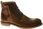 YELLOW CAB - bruin leren halfhoge Mean boots - maat 45, Kleding | Heren, Schoenen, Bruin, Boots, Nieuw, Ophalen of Verzenden