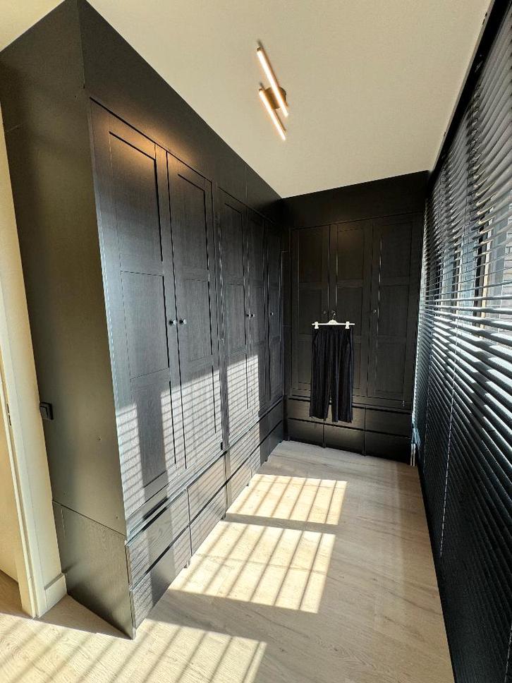 IKEA kledingkasten zwart/bruin met 8 ladekasten, Huis en Inrichting, Kasten | Kledingkasten, Zo goed als nieuw, 150 tot 200 cm