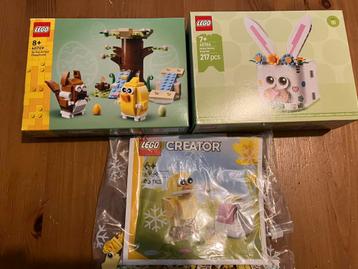Lego 30690, 40709 en 40764 paas setjes beschikbaar voor biedingen