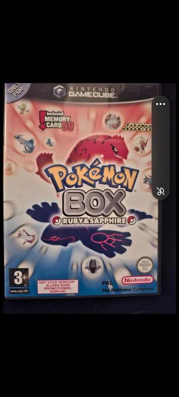 Pokemon Box Gamecube beschikbaar voor biedingen