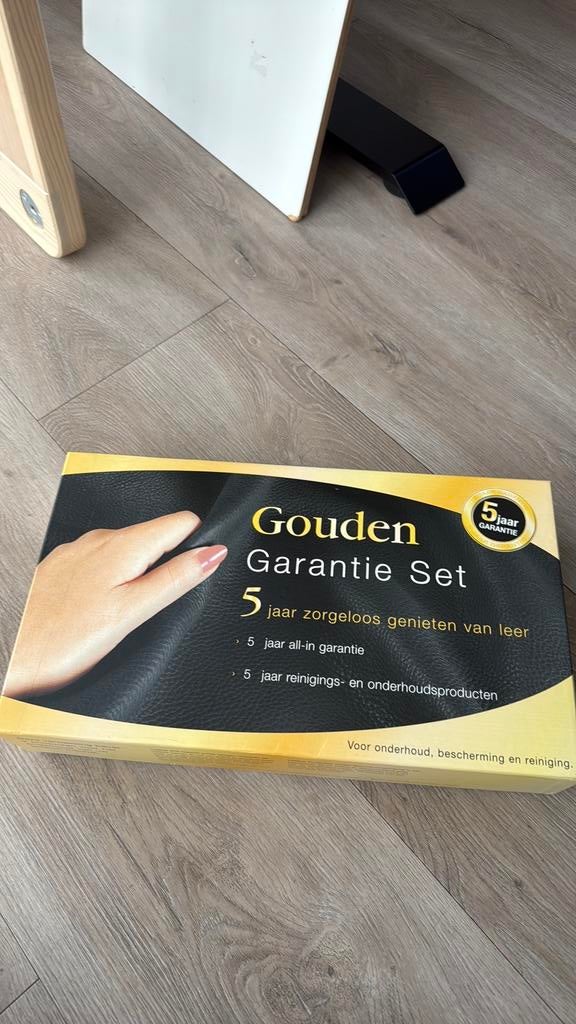 Leer gouden garantie set, Ophalen of Verzenden