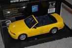 1:18 FORD MUSTANG GT CABRIO 2006 yellow 73062 Autoart WRH, Hobby en Vrije tijd, Modelauto's | 1:18, Verzenden, Zo goed als nieuw