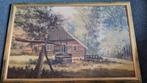Peter Meurs schilderij. Boerderij in de Brekkelenkamp, Antiek en Kunst, Kunst | Schilderijen | Klassiek, Ophalen