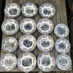 Boch napoleon bordjes, Ophalen of Verzenden, Zilver