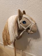 Stokpaard met hoofdstel - Speelgoed paard, Ophalen of Verzenden, Nieuw, Jongen of Meisje