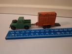 Landrover met paarden trailer 1:76 Dinky Toys Meccano, Ophalen of Verzenden, Gebruikt, Bus of Vrachtwagen, Overige merken