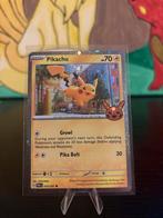 Halloween stamp Cosmo holo Pikachu 018/091 - Pokémon kaart, Ophalen of Verzenden, Zo goed als nieuw, Losse kaart