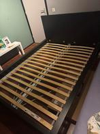 IKEA bed 160x200 - Tweepersoonsbed, Ophalen, Gebruikt, Zwart, Tweepersoons
