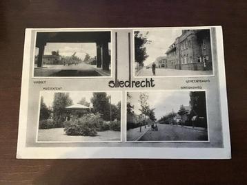 Sliedrecht deelkaart raadhuis en straatgezicht uit 1943  486 beschikbaar voor biedingen