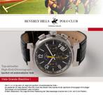 Beverly Hills Polo Club Vista Grande Blackline 1 Chronograaf, Sieraden, Tassen en Uiterlijk, Overige merken, Leer, Staal, Polshorloge