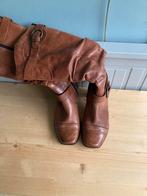 Bruine leren hoge laarzen maat 39, Kleding | Dames, Schoenen, Hoge laarzen, Bruin, Ophalen of Verzenden, Zo goed als nieuw