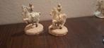 2 antiek vintage carrousel paard beeldjes sintaktie nu 10,-, Antiek en Kunst, Ophalen of Verzenden