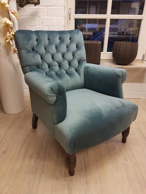 *ACTIE* Landelijke Fauteuil Arthur Leer Stof Div Kleuren (2), Huis en Inrichting, Fauteuils, Nieuw, Leer, Stof, Ophalen of Verzenden