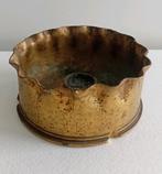 Trench Art Asbak 1943 Tweede Wereldoorlog Oude Kogelhuls WO2, Verzamelen, Ophalen of Verzenden, Landmacht, Nederland, Kunstobject