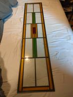 Glas in lood voorzetraam 140 x 30,5, Doe-het-zelf en Verbouw, Glas en Ramen, Ophalen, Gebruikt, Minder dan 80 cm, Glas in lood