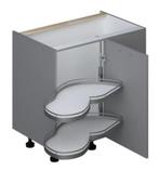 Keuken hoekkast mechanisme links "LeMans" voor 50cm diep, Huis en Inrichting, Keuken | Keukenelementen, Ophalen, Nieuw, 50 tot 100 cm