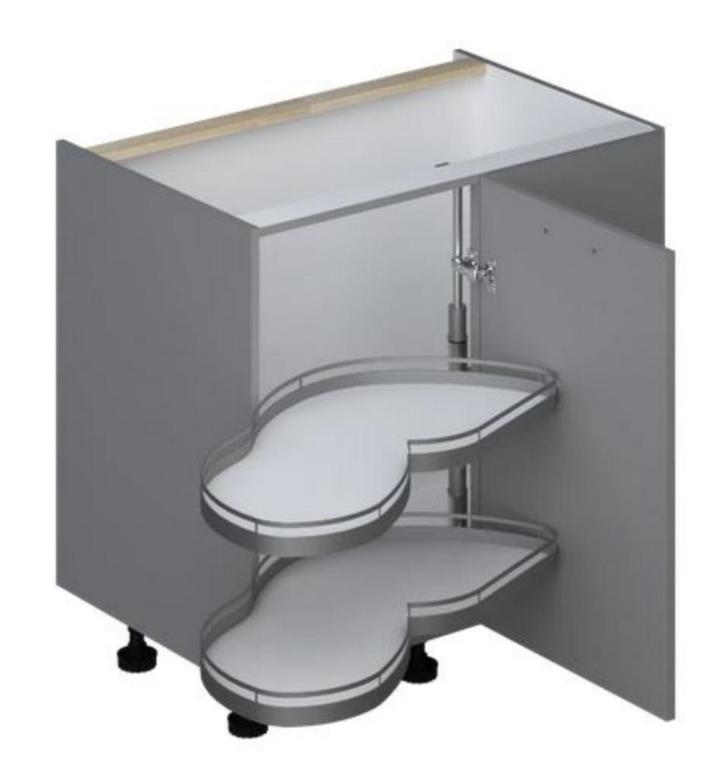 Keuken hoekkast mechanisme links "LeMans" voor 50cm diep, Huis en Inrichting, Keuken | Keukenelementen, Nieuw, Minder dan 100 cm