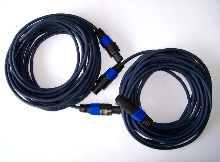 Luidsprekersnoeren, 2x5 meter, 2x2,5mm, Muziek en Instrumenten, Kabels en Stekkers, Nieuw, Speaker of Versterker, Ophalen of Verzenden