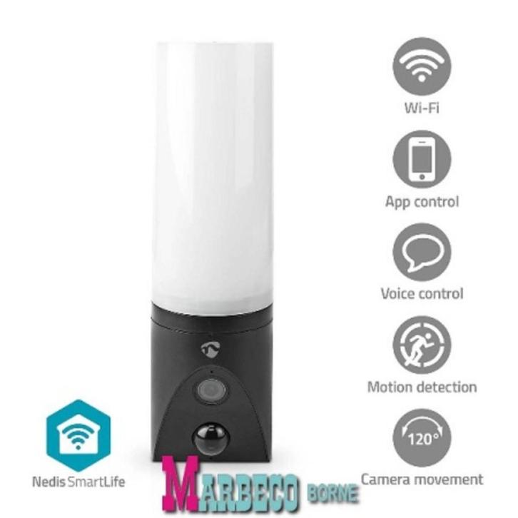 SmartLife Buiten camera, Buitenlamp, Full HD Autotracking, Audio, Tv en Foto, Actiecamera's, Nieuw, Overige merken, Ophalen of Verzenden